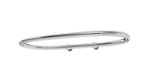 Wallmount Oval Shower Curtain Rail Bathroom | Chrome Carbon Steel | Matte Finish