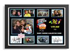 (142) valentino rossi & barry sheene signed photograph unframed/framed reprint),