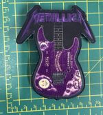 Metallica Kirk Ouija Guitar Woven Sew Or Iron On Patch Officially Licensed