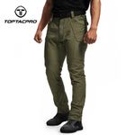 TOPTACPRO Tactical Pants Teflon Triple Protection Elastic Tear-resistant Hunting