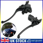 1" Handlebar Master Cylinder Hydraulic Brake Control and Clutch Lever Set Kit UK