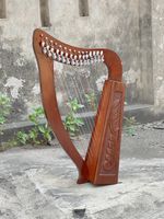 15 Nylon String Lever Lyre Harp Hand crafted wooden Harp With Bag and String Set