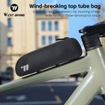 WEST BIKING Bicycle Frame Bag Waterproof Bolt Strap Road Bike Top Tube Bag 0.7L