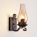 Vintage Industrial Wall Lamp Retro Loft Iron Sconce Light Fixture, UK Style