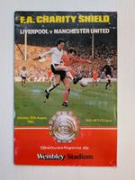 F.A. Charity Shield Programme - Liverpool VS Manchester United, 20th August 1983
