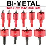 Bi metal Hole Saw 15mm-200mm Drill Bit Arbor Pilot Hole Saw Metal Wood Plastic U