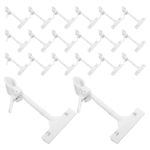 20pcs Retail Sign Holders, 360° Rotatable Merchandise Sign Clips, Double-Sided