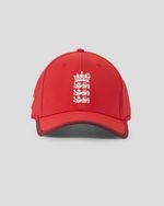 2025/26 Castore England Cricket T20 Cap Pompeian Red / Poppy Red- Free P&P
