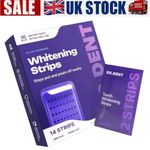 DR.DENT Purple Teeth Whitening Strips – Peroxide Free, 14 Count