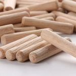 Wooden Dowels Chamfered Fluted Pin Wood Dowels - 5mm 6mm 8mm 10mm 12mm