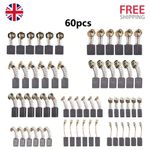 54PCS Electric Motor Carbon Brushes for Electric Hammer Drills, Angle Grinders