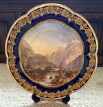French porcelain plate