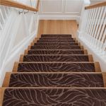 Non Slip 15Pcs Carpet Stair Treads Floor Mat Protection Cover Step Staircase Pad