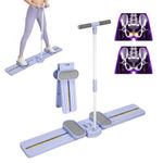 Adjustable Ski Machine Simulated Ski Trainer for Home Gym Non-Slip Pedals