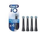 Oral-B IO Ultimate Clean Black Toothbrush Heads - Pack of 4 New List UK Stock