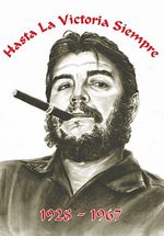 Che Guevara 1928-1967  large fabric poster/ flag 1100mm x 750mm TO CLEAR