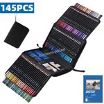 145PCS Professional Artist Pencils Set Drawing Sketching Colouring Art Kit Adult