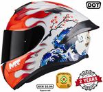 MT TARGO S YAMANAKA A5 JAPAN FULL FACE ECE22.06 MOTORCYCLE HELMET + DARK VISOR