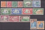 JAMAICA 15v Short Set to 5s: KGVI 1938 SG121-SG132ba - MH