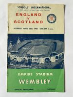 England v Scotland - Schools International - 30th April 1960