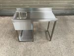 Glasswash station, anti drip, for 500mm glasswash machine