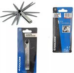 13 Blade Feeler Gauge set Metric Measuring stainless steel gauges 0.05 - 1.00mm