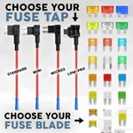 ALL Add-a-Circuit Fuse Adapter Standard Mini Micro 2 APPS AT Top Blade Holder