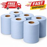 Blue rolls 6 Pack Blue Rolls Centrefeed Blue Roll 2 Ply Embossed Blue Rolls