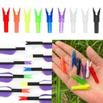 30x Archery Arrow Nock Fast Shooting Insert Arrow Tail ID6.2mm Arrow Shaft DIY