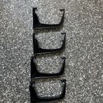 Marley Flowline RKF2 Square Gutter Facia Bracket In Black - Pack of 4