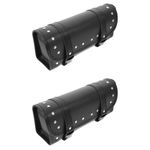 2pcs Motorcycle Front Bag Handlebar Bag Multifunctional Motorcycle Bag