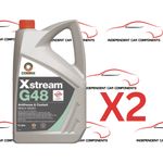 X2 Comma Xstream G48 Engine Antifreeze & Coolant Ready to Use Ethylene Glycol 5L