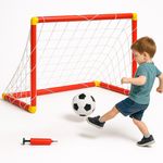Kids Football Goal 108x78 cm Soccer Net Easy Assembly Garden Sports Activity Set