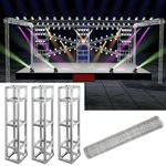 3 x Light Space Truss Podium 3M DJ Wedding Concert Stage Square Exhibition Stand