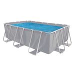 Quick Up Swimming Pool Round Rectangle With Pump Deluxe Frame Inflatable
