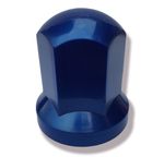32mm BLUE Safety Truck Wheel Nut Covers Heavy Duty Long Reach Ones Pack Of 65