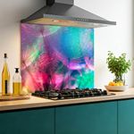 Printed Glass Kitchen Splashback 6mm Toughened Heat Resistant Hob Design No 2184
