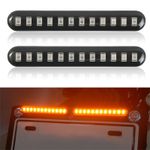 2x 12LED Motorcycle Motorbike Turn Signal Indicators Light Lamp Amber Universal