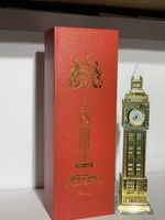 London Big Ben Real Clock  Metal Plated Crystal Colourful lights Souvenir Gift