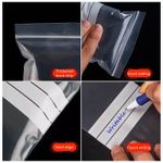 Grip Zip Lock Bag WRITE ON PANEL Heavy Duty Grip Seal Bags All sizes 