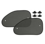 Car Rear Window Sun Shade Cover Blind Kids Pets Max Sun UV Protection UK (2pcs)