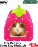 Rabbit Bed, Guinea Pig Bed and Hideout, 24 * 24Cm Cozy Shelter for Guinea Pig Be