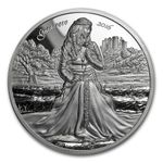 2016 $10 Guinevere - Legends Of Camelot High Relief 2oz Silver Coin