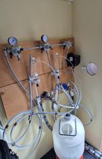 Complete home bar beer pumps set up