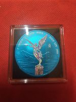 2024 Mexico Libertad Space Blue Hologram 1oz Silver