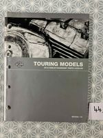 GENUINE Harley Davidson Parts Catalog Catologue 2012 TOURING Models 99456-12