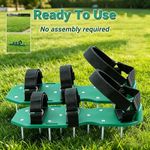 Shoes Pair Lawn Aerating Spike Grass Aerator Sandal Adjustable Straps Gardening