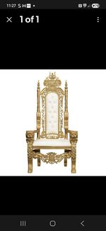 King & Queen Wedfing. Engagement Thrones Gor Hire 2x£200