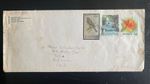 1968 Jamaica Cover to Nepal – Multi-Franked with Bird, Waterfall & Flower Stamps