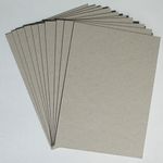 Greyboard Sheets A4 210x297mm 500 Micron  Thick Card Mount Board Backing